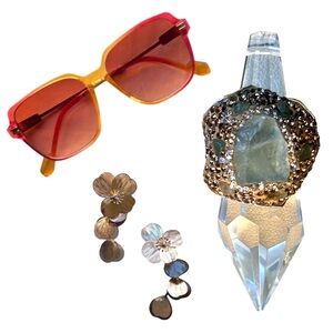 🍹Sunset Cocktails Vibe Capsule: Earrings, Euphoria Shades, & Chunky Ring